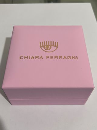 Orecchini Chiara Ferragni acciaio oro e verdi
