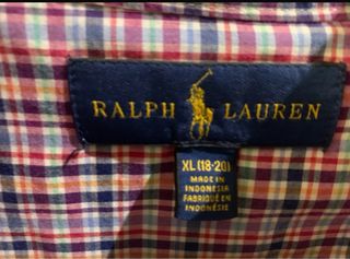 Camisa Ralph Lauren cuadros