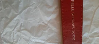 Cintura donna Coveri pelle rossa