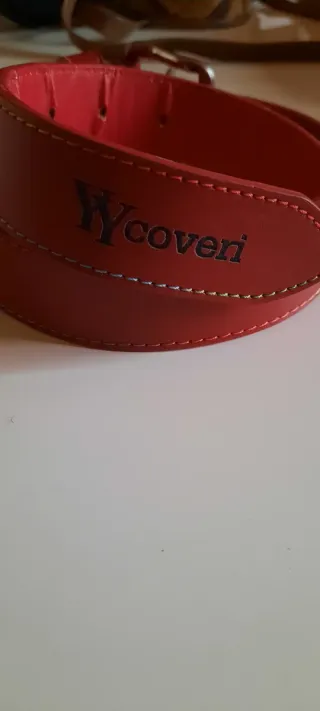 Cintura donna Coveri pelle rossa