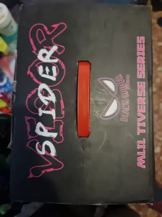 Máscara Spider-Man Negra y Roja