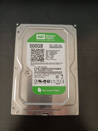 2 Discos Duros de 500GB Samsung y Western