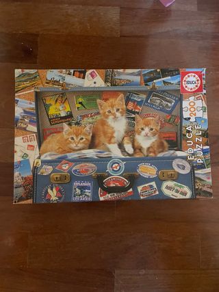 Puzzle Educa 200 piezas Gatitos Viajeros