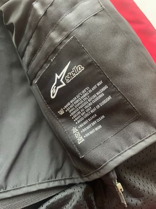 Chaqueta de moto roja, talla s, mujer