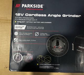 PARKSIDE 12V Amoladora Angular performance