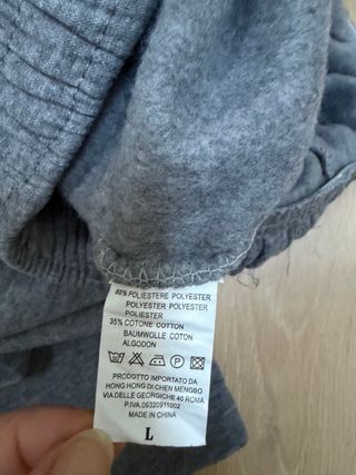 Pantaloni tuta uomo grigi taglia L