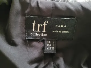 Chaqueta pelo Zara negra