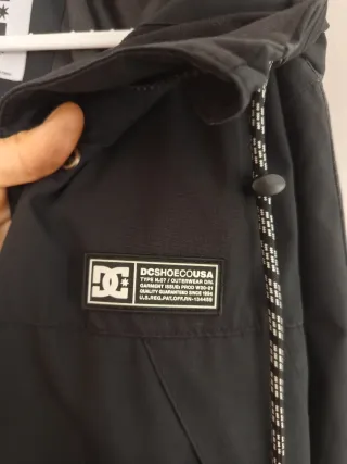 Chaqueta Snowboard DC Negra Talla M