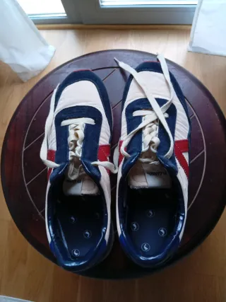 Zapatillas El Ganso Beige y Azul