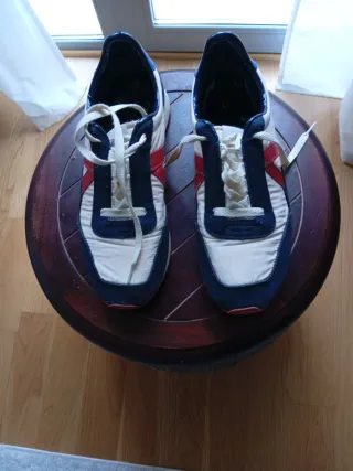 Zapatillas El Ganso Beige y Azul