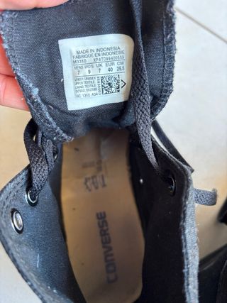 Zapatillas Converse Negras Talla 40