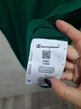 Camiseta Champion Verde Talla M
