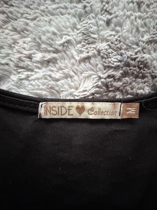 Vestido negro manga 3/4