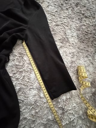Vestido negro manga 3/4
