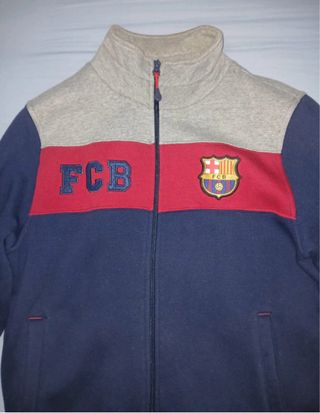 Sudadera FC Barcelona Azul y Roja