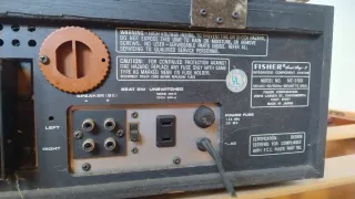 Sistema Sonido Fisher MC-3160 Vintage