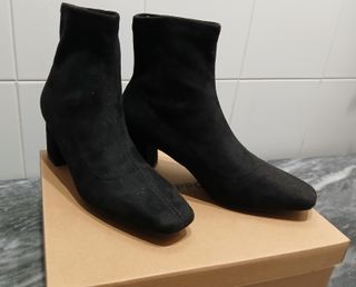 Botines Gioseppo Ante Negro Talla 37
