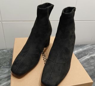 Botines Gioseppo Ante Negro Talla 37