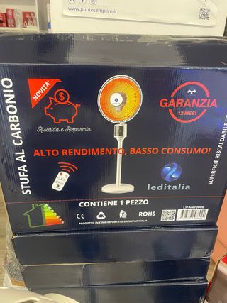 Stufa a carbonio Leditalia