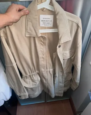 Chaqueta Stradivarius Beige Talla XS