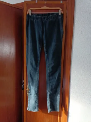 Mallas vaqueras azules