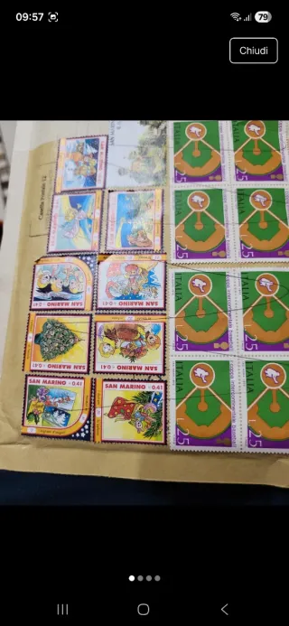 Francobolli San Marino su busta