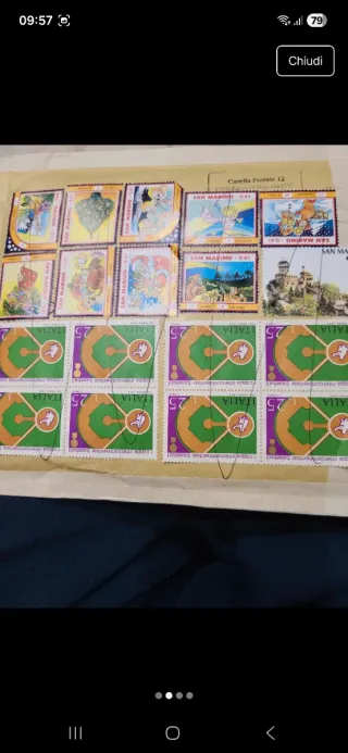 Francobolli San Marino su busta