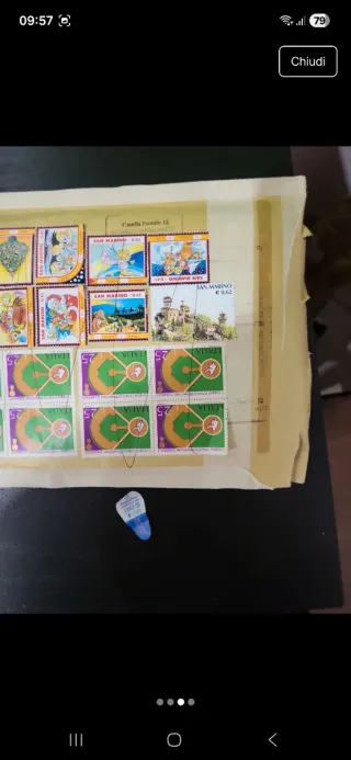 Francobolli San Marino su busta