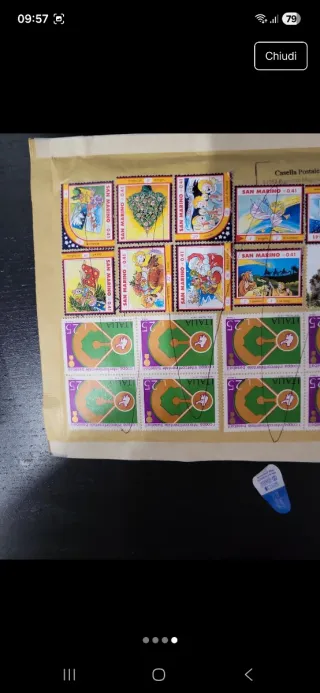 Francobolli San Marino su busta