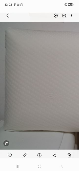 Cuscino Memory Natura Comfort Bianco