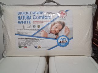 Cuscino Memory Natura Comfort Bianco