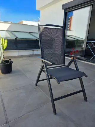 Mesa y 6 Sillas de Jardín/Terraza