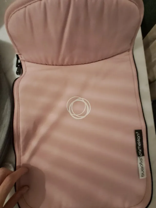 Capazo Bugaboo Cameleon 3 textil rosa