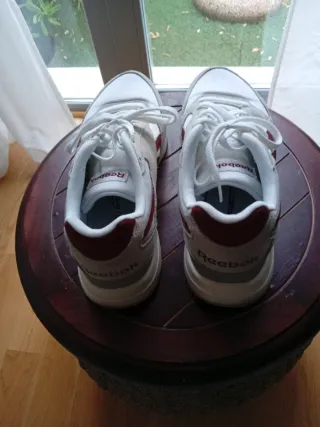 Zapatillas Reebok Hombre Blancas y Rojas