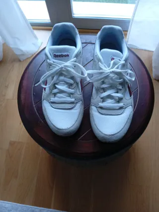 Zapatillas Reebok Hombre Blancas y Rojas