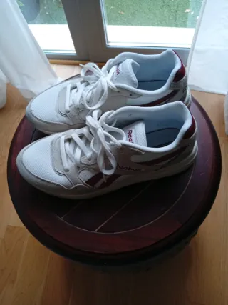 Zapatillas Reebok Hombre Blancas y Rojas