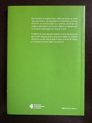 Libro Prótesis Dental: La técnica de la cera