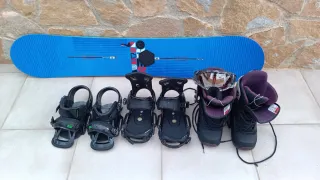 Tabla Snowboard Burton + Fijaciones y Botas