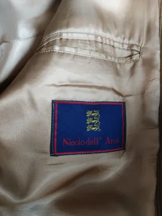 Chaqueta de pana caballero beige