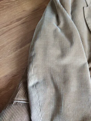 Chaqueta de pana caballero beige