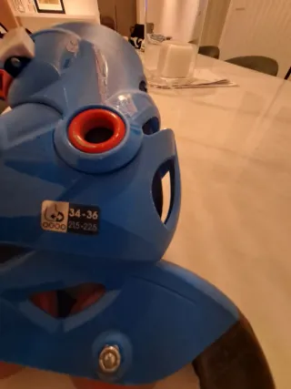 Patines infantiles ajustables azules