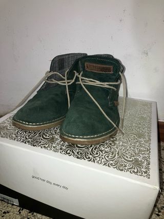 Stivaletti U.S. Polo Assn. camoscio verde