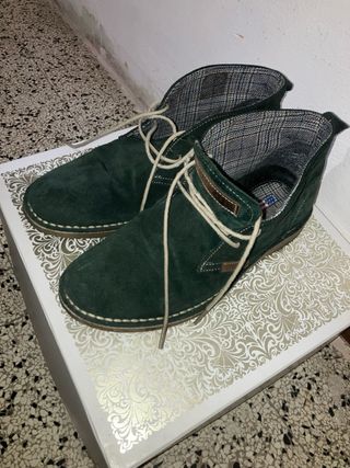 Stivaletti U.S. Polo Assn. camoscio verde