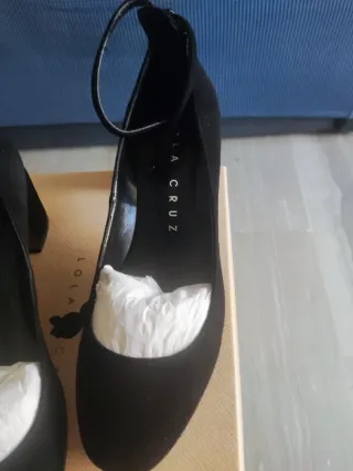 Zapatos tacón negros mujer