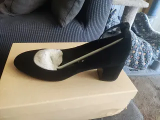 Zapatos tacón negros mujer