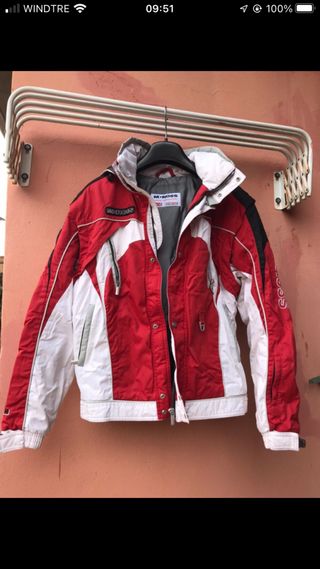 Giacca da sci MC Ross rossa e bianca