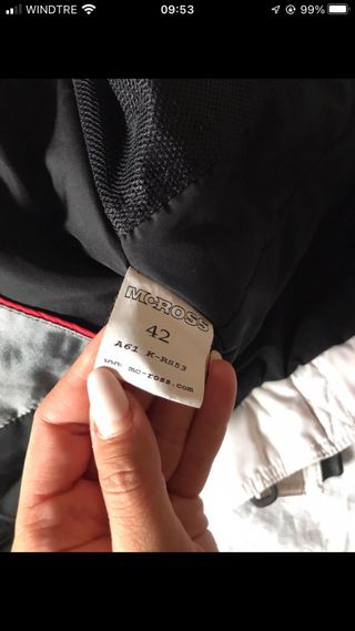 Giacca da sci MC Ross rossa e bianca