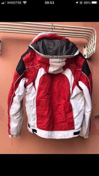 Giacca da sci MC Ross rossa e bianca