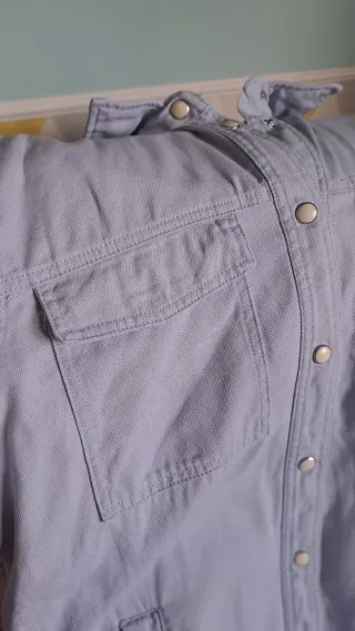 Sobrecamisa Zara azul