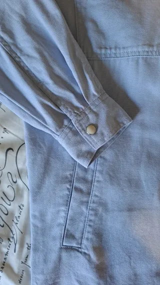 Sobrecamisa Zara azul